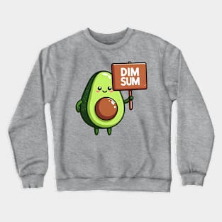 dim sum avocado Crewneck Sweatshirt